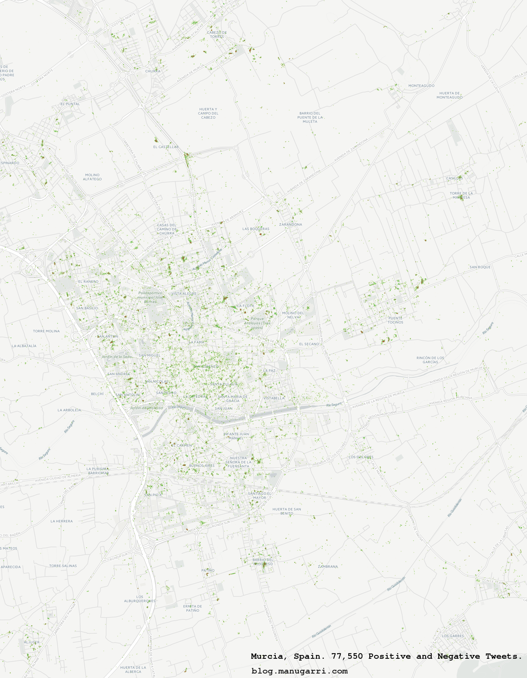 murcia sentiment heatmap